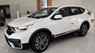 This is 2022 Honda CR-V White Color | Exterior and Interior Walkaround