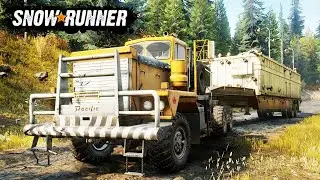 NEW SNOWRUNNER LIVE - Finding the Pacific P16 GIANT TRUCK | Snowrunner PC Gameplay