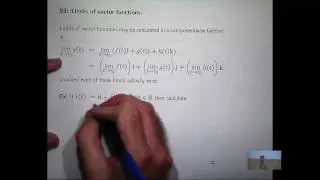 Limits of vector functions: an example
