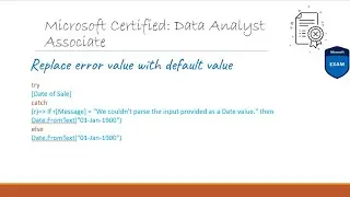 Replace Column Error value with Another Value Power Query