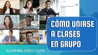 🖥️ ÚNETE A NUESTRAS CLASES EN GRUPO:INDICACIONES PARA UNIRSE A CLASES ONLINE DE ACADEMIA DOBLE CLICK