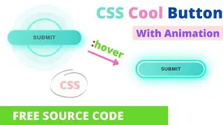 CSS Neon Cool Button Animation Effects Using HTML CSS