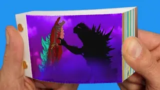 SHADOWZILLA vs Godzilla Flipbook Animation