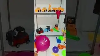 Balloons, contractor cars and colorful balls part 66 