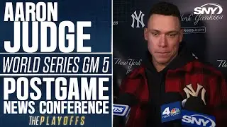 Aaron Judge talks rollercoaster World Series experience, Yankees' loss to the Dodgers | SNY