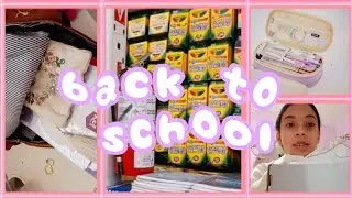 compra de materiales para la uni!!🧋📚 // vlog 005