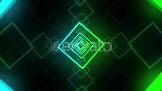 3d Abstract Geometry Tunnel / Videohive, Motion graphics, Backgrounds, Abstract