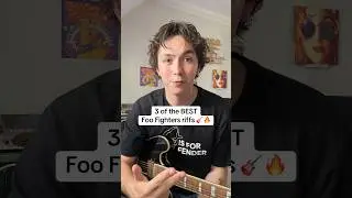 3 of the BEST Foo Fighters guitar riffs 🔥 
