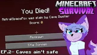 Caves Ain't Safe!! // Modded Minecraft Survival #2