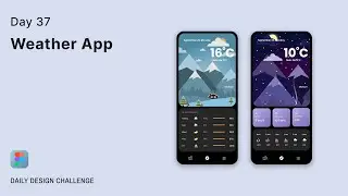 Daily UI Design Challenge | Day 37 | Weather App