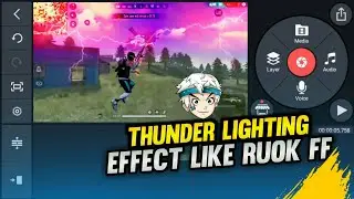 Saringan Effect Edit Like RUOK FF | free Fire video editing tutorial TECH ADBHUT