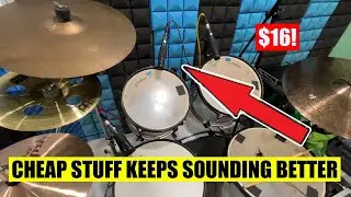 Recording Drums with $16 WEYMIC WM57 Microphones