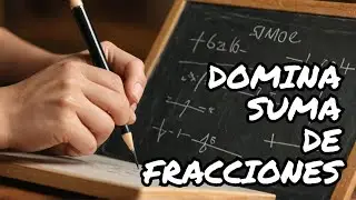 Cómo SUMAR tres FRACCIONES