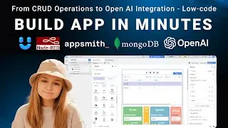 Build AI-Powered CRUD App with Node-RED, Appsmith, MongoDB and Open AI API | Course Intro