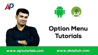 Option Menu Tutorials in Android | Android Tutorials