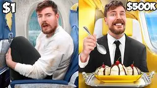 $1 vs $500,000 Plane Ticket!