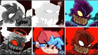 Friday Night Funkin' - Hellclown but every turn a Different Skin Mod is used