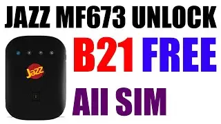 Jazz MF673 B21 Unlock | How To Unlock jazz 4G mf673 B21 All sim | JAzz mf673 Unlock B21 All sim