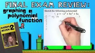 Graph the polynomial 𝑦＝−𝑥³＋4𝑥²＋5𝑥.