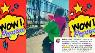 Tekashi 6ix9ine Visit O Block to Pay Respect Lil Nuski | Popstars