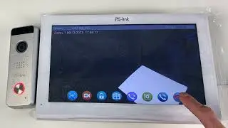 Умный видеодомофон PS-link PS-130TDP-FHD с WIFI модулем, записью на SD карту и сенсорным экраном 10"
