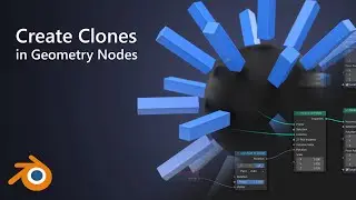 Blender Tutorial: Cinema 4D Style Cloning in Blender with Geometry Nodes