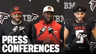 Marquice Williams, Jimmy Lake, Drake London and Matthew Judon speak to the media | Press Conferences