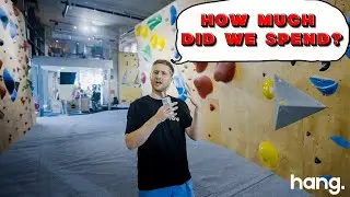 How much did it cost to open our climbing gym?