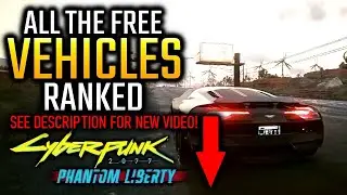 25 Free Cars and Bikes in Cyberpunk 2077 - Link to updated version in description.