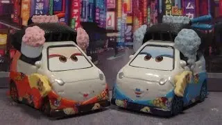 OKUNI, SHIGEKO, NEW 2016 CARS 2 MATTEL DISNEY PIXAR CRUISIN' TOKYO DIECAST UNBOXING REVIEW!