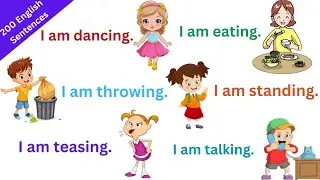 200 Action Verbs In English With Sentences | Learn Action Verbs With Pictures | Fun Learning