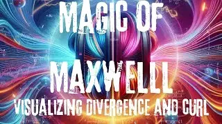 Magic of Maxwell equation: Visualizing of Divergence and Curl