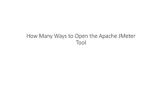 How Many Way To Open the Apache JMeter Tool #jmeter #apache200 @apachejmeter8422 #java