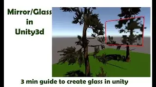 Unity3d How to create Glass & Mirror in Unity3D