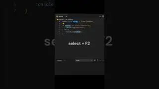 Rename Shortcut in VS Code 🤯 #vscode #coding #programming