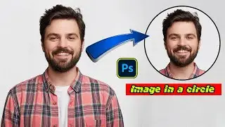 Photoshop Image in a circle !! Photoshop  Clipping Mask in image