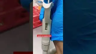 Adjusting the pipette volume