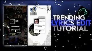 Instagram Trending Spotify Lyrics Card Edit Tutorial 