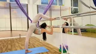 Sexy yoga Contortion Flexibility Gymnastics Full Body Strech exercices Spirituality yoga  gymnastics