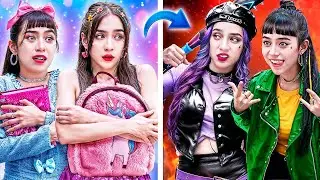 Soft Girl Suddenly Became Rock Girl! Soft Girl Vs Rock Girl At School
