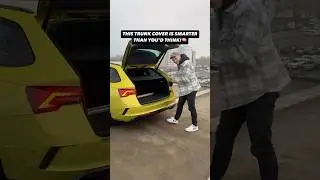 Smart trunk cover in the 2025 Škoda Octavia RS!🔥 