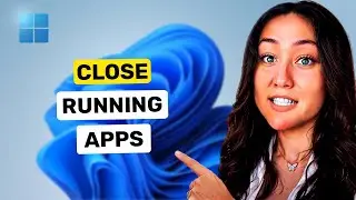How to stop running apps in windows 11