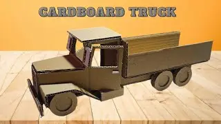 Easily Make a TRUCK From Cardboard at Home #diy #cardboard