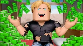 He Woke Up A BILLIONAIRE! (A Roblox Movie)