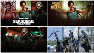 Season 5 Reloaded Bundles Tracer Pack Mace & Tomb Raider MW2 & Warzone 2 New Weapons