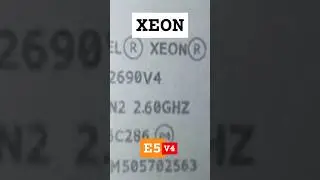E5 2699 v4 até 22 núcleos, #xeon #intel