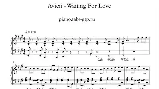 Avicii - Waiting For Love - Ноты для Фортепиано