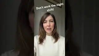 You aren’t meant to work at night. Nighttime is for rest and sleep.