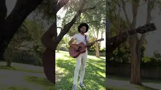 Playing an original song in the park. #shortsfeed #songwriter #acoustic