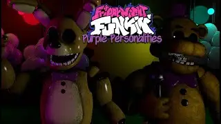 Friday Night Funkin': Purple Personalities - VS Fredbear & Springbonnie | FNF MODS